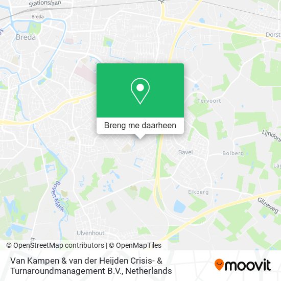 Van Kampen & van der Heijden Crisis- & Turnaroundmanagement B.V. kaart