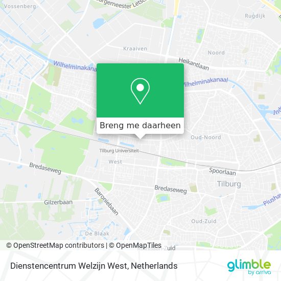 Dienstencentrum Welzijn West kaart