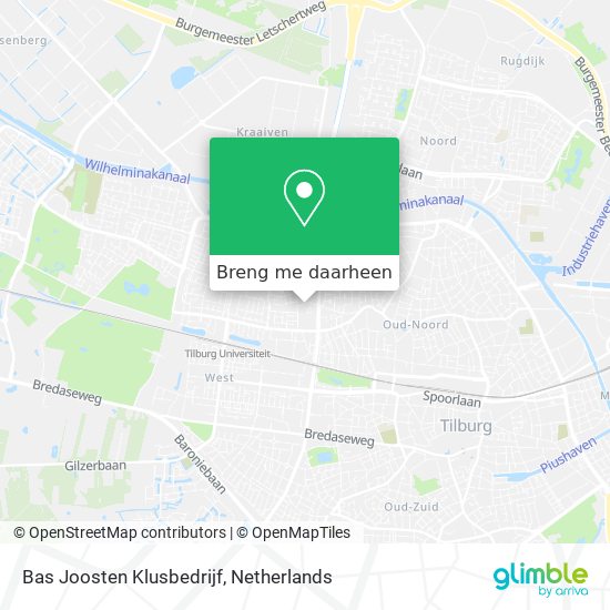 Bas Joosten Klusbedrijf kaart