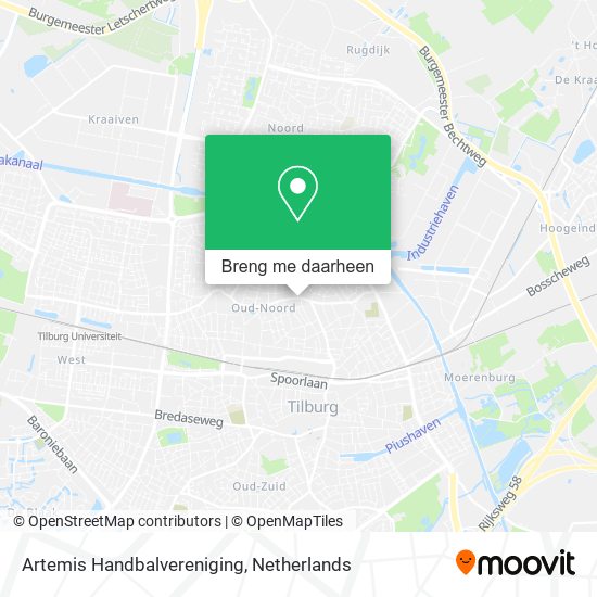 Artemis Handbalvereniging kaart