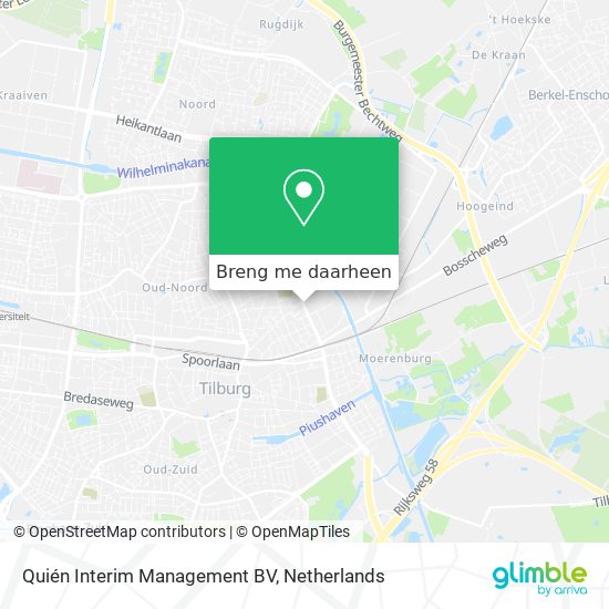 Quién Interim Management BV kaart