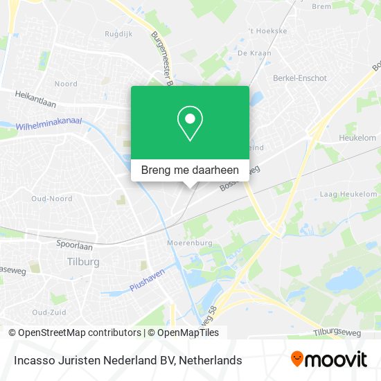 Incasso Juristen Nederland BV kaart