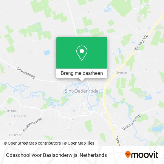 Odaschool voor Basisonderwijs kaart