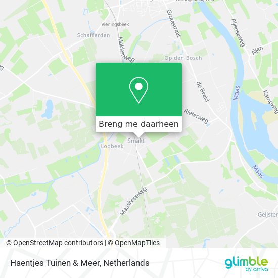 Haentjes Tuinen & Meer kaart