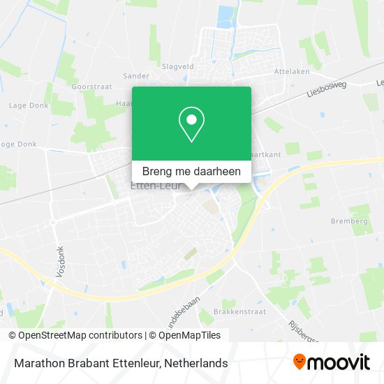 Marathon Brabant Ettenleur kaart
