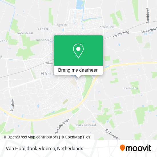 Van Hooijdonk Vloeren kaart