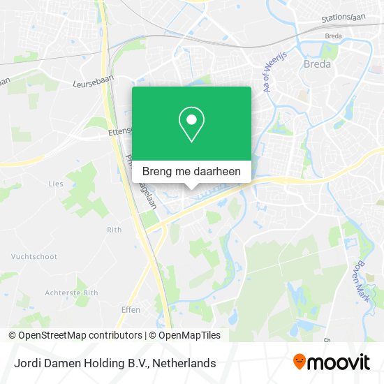 Jordi Damen Holding B.V. kaart