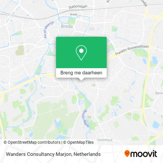Wanders Consultancy Marjon kaart