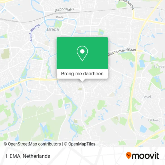 HEMA kaart