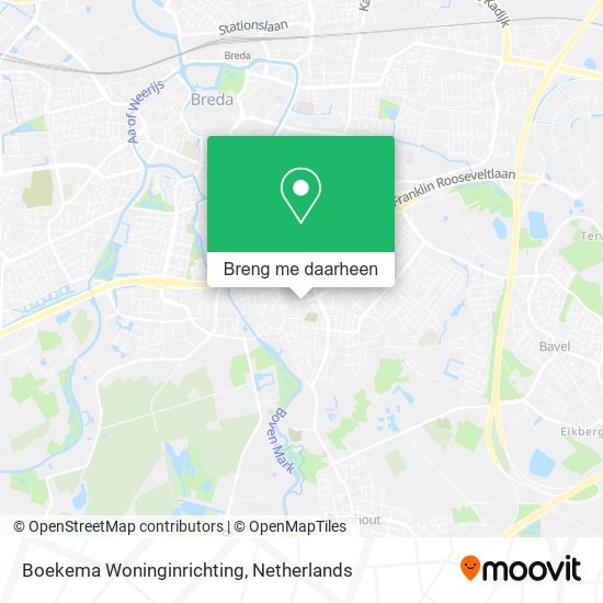 Boekema Woninginrichting kaart