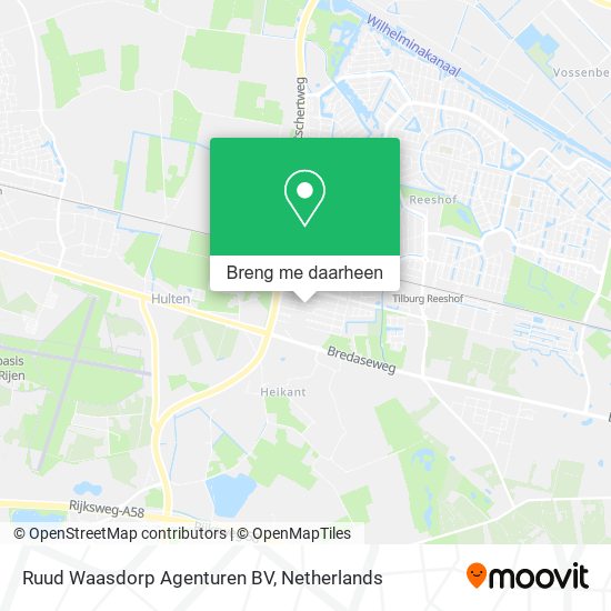 Ruud Waasdorp Agenturen BV kaart