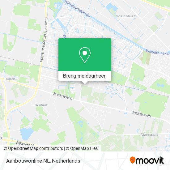 Aanbouwonline NL kaart