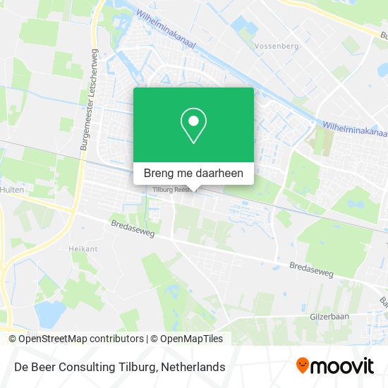 De Beer Consulting Tilburg kaart