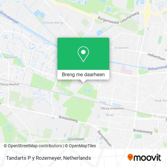 Tandarts P y Rozemeyer kaart