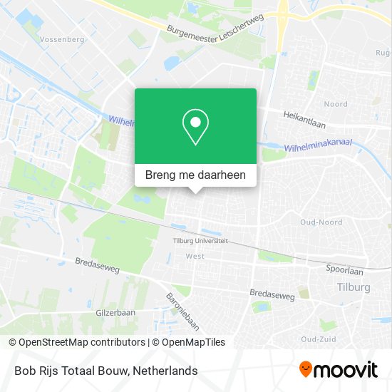 Bob Rijs Totaal Bouw kaart
