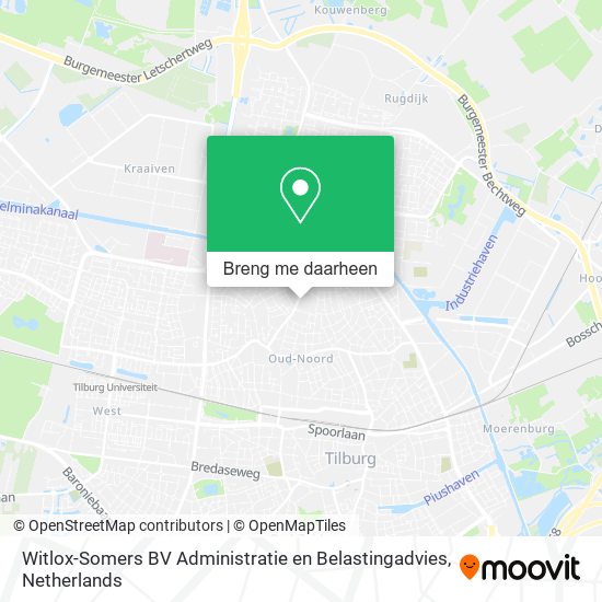 Witlox-Somers BV Administratie en Belastingadvies kaart