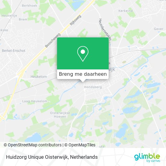 Huidzorg Unique Oisterwijk kaart