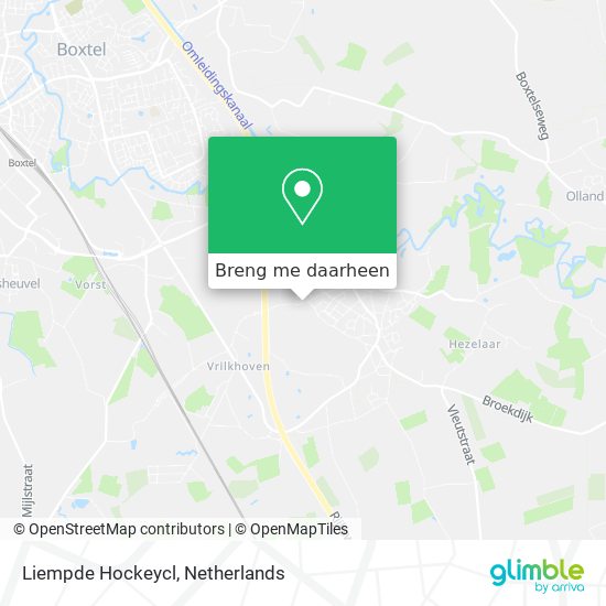 Liempde Hockeycl kaart