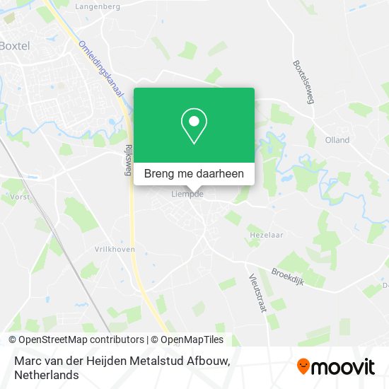 Marc van der Heijden Metalstud Afbouw kaart