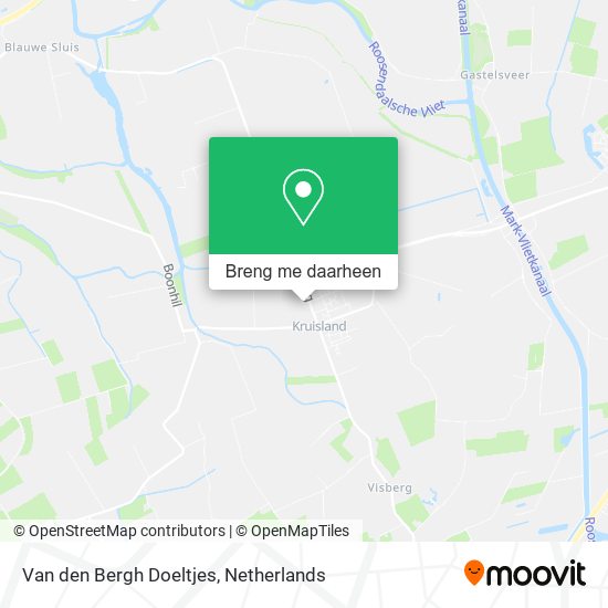Van den Bergh Doeltjes kaart