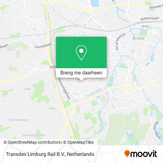 Transdev Limburg Rail B.V. kaart