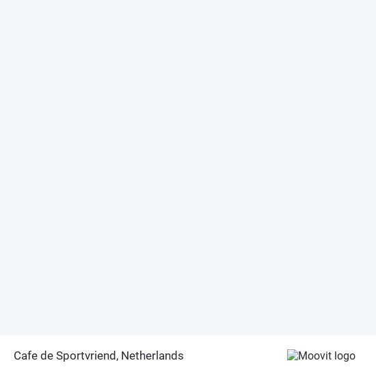 Cafe de Sportvriend kaart