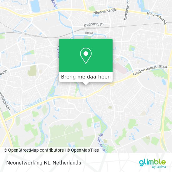 Neonetworking NL kaart