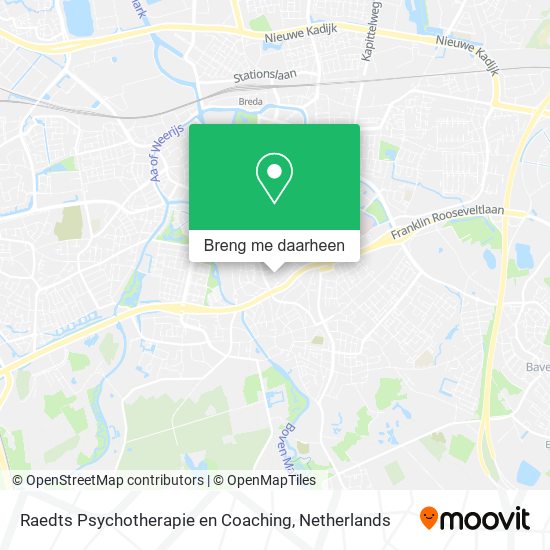Raedts Psychotherapie en Coaching kaart