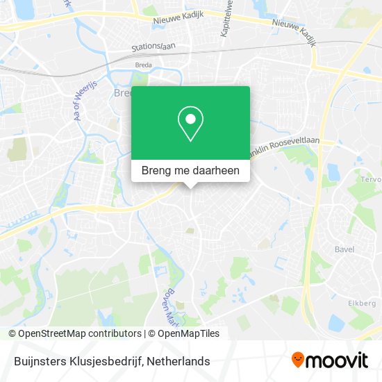Buijnsters Klusjesbedrijf kaart