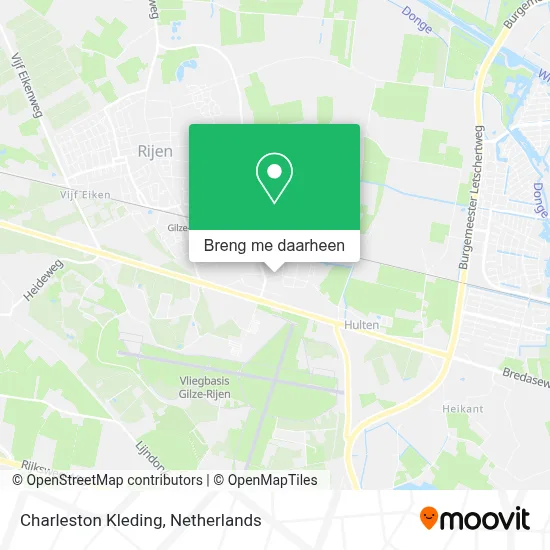 Charleston Kleding kaart