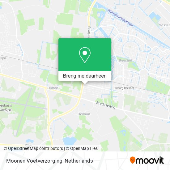 Moonen Voetverzorging kaart