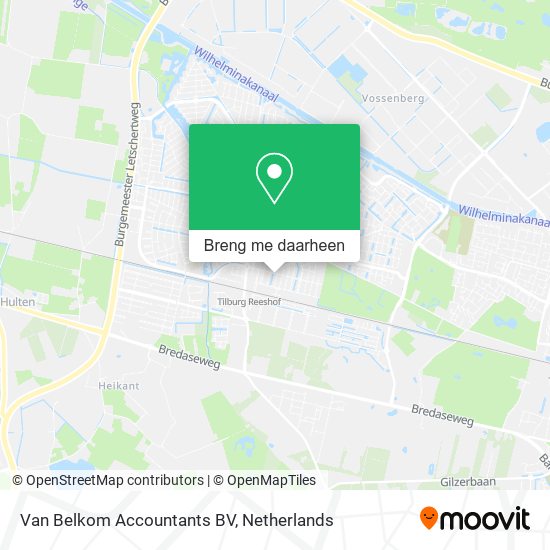 Van Belkom Accountants BV kaart