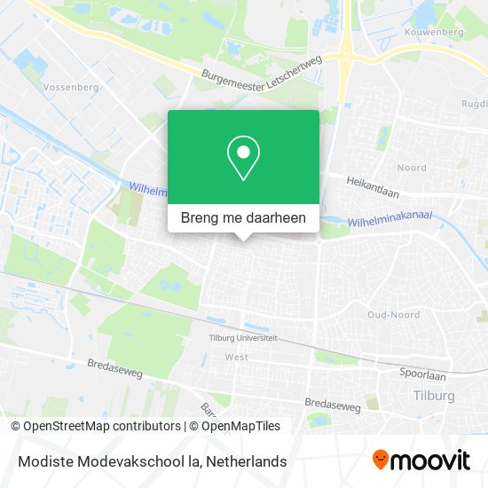 Modiste Modevakschool la kaart