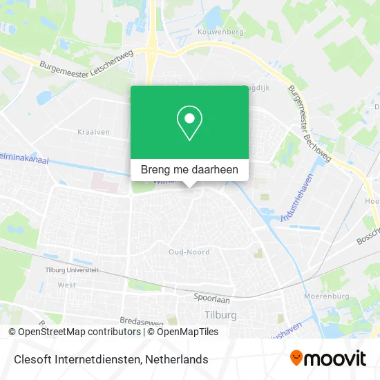 Clesoft Internetdiensten kaart