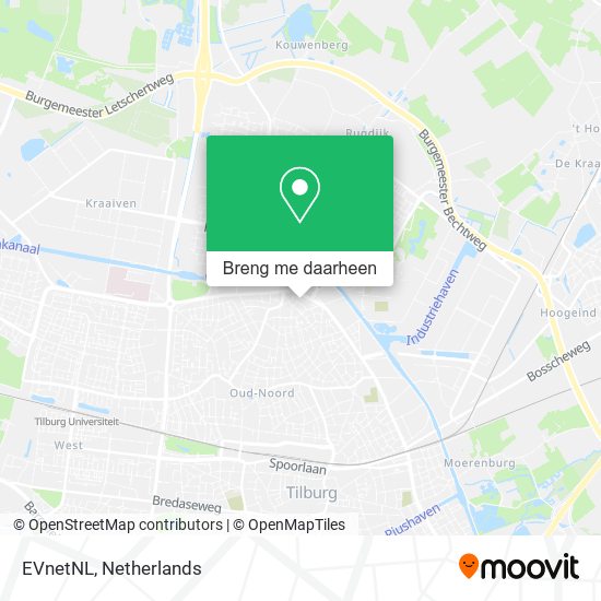 EVnetNL kaart