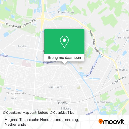 Hagens Technische Handelsonderneming kaart