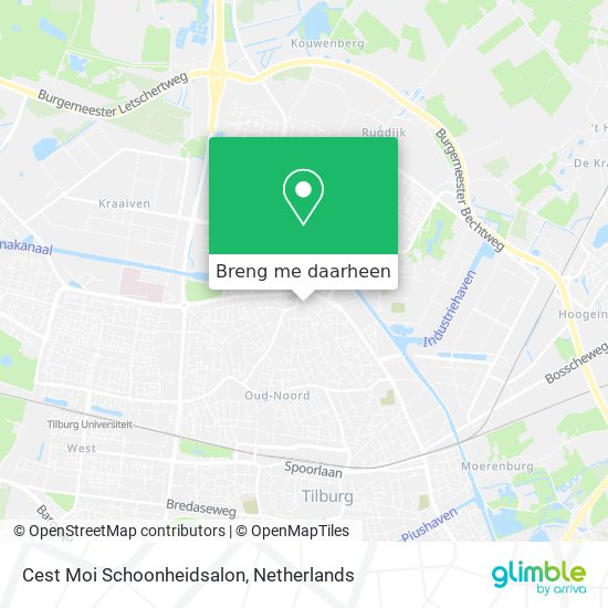 Cest Moi Schoonheidsalon kaart