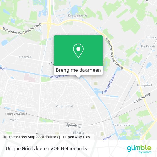 Unique Grindvloeren VOF kaart