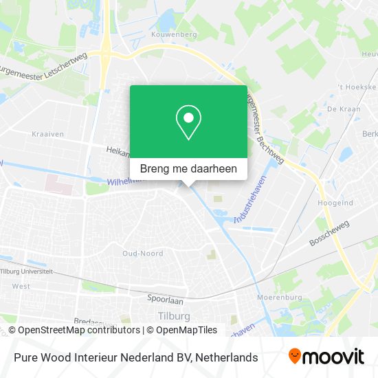 Pure Wood Interieur Nederland BV kaart