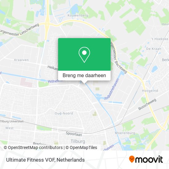 Ultimate Fitness VOF kaart