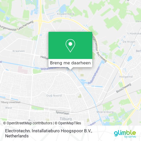 Electrotechn. Installatieburo Hoogspoor B.V. kaart