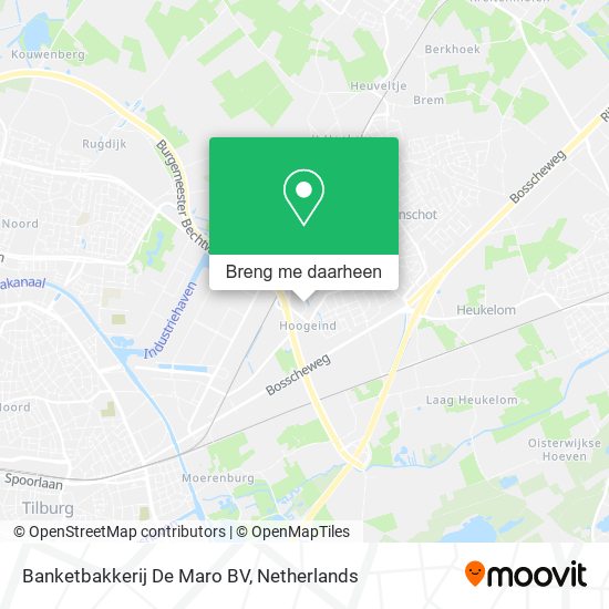 Banketbakkerij De Maro BV kaart