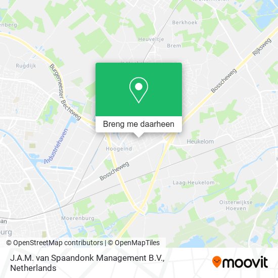 J.A.M. van Spaandonk Management B.V. kaart