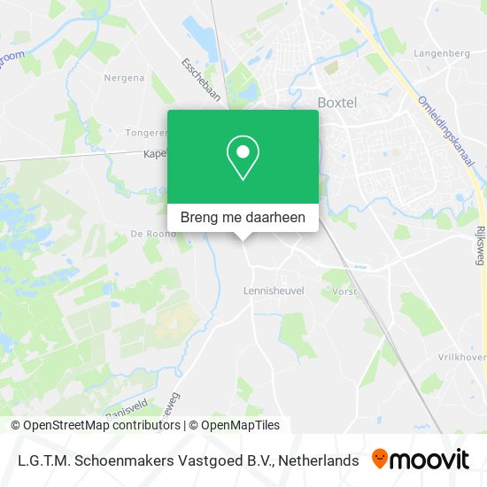 L.G.T.M. Schoenmakers Vastgoed B.V. kaart