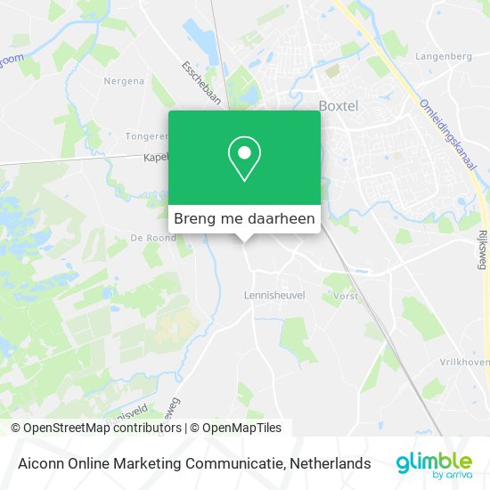 Aiconn Online Marketing Communicatie kaart