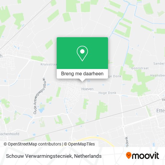 Schouw Verwarmingstecniek kaart