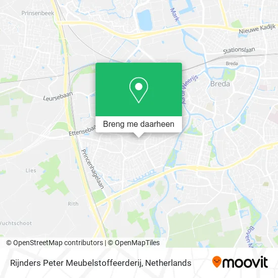 Rijnders Peter Meubelstoffeerderij kaart