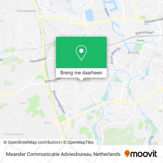 Meander Communicatie Adviesbureau kaart