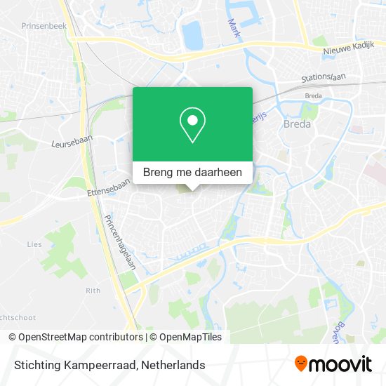 Stichting Kampeerraad kaart