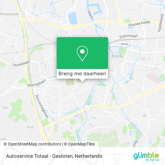 Autoservice Totaal - Gesloten kaart